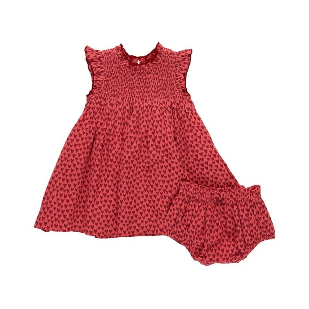 Pink Chicken Baby Girls Stevie Dress, Red